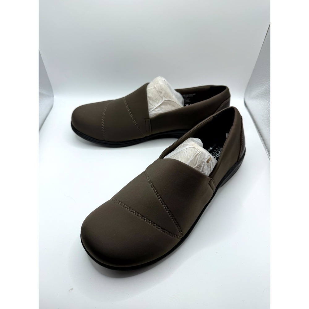 ABEO Smart 3550 Womens 8.5 Loafer Tan Leather Round Toe Slip On SMART3550